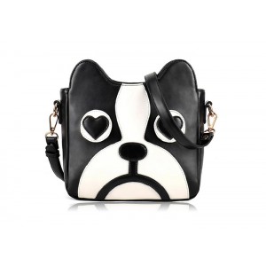 Sweet Women's Crossbody Bag With Puppy Pattern and PU Leather Design